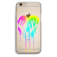 Hold My Heart: iPhone 6 / 6S Transparant Hoesje