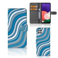 Samsung Galaxy A22 5G | Telefoon Hoesje | Waves Blue