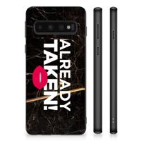 Samsung Galaxy S10 Hoesje met Quotes Already Taken Black