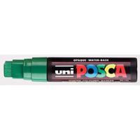 Paintmarker Uni POSCA PC17K extra breed rechthoek donkergroen