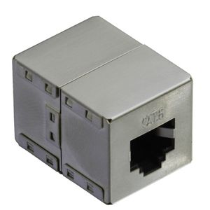 Value RJ45-koppeling RJ45 Adapter CAT 6 Zilver (metallic)