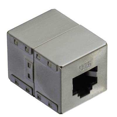 Value RJ45-koppeling RJ45 Adapter CAT 6 60 m Zilver (metallic)