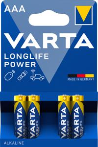 Batterij Varta Longlife Power 4xAAA