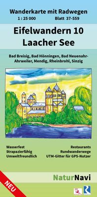 Wandelkaart 37-559 Eifelwandern 10 - Laacher See | NaturNavi Wandelkaart 37-559 Eifelwandern 10 - Laacher See | NaturNavi