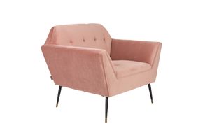 Kate lounge stoel Dutchbone roze