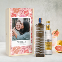 Gin-tonic pakket bedrukken - Bobby&apos;s gin (glanzende deksel)