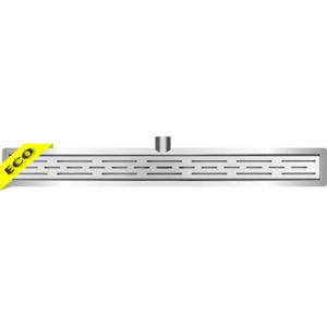 Xellanz Eco Douchegoot met Flens en Rooster - 100x7cm - RVS