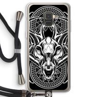 Oh Deer: Samsung Galaxy A8 (2018) Transparant Hoesje met koord