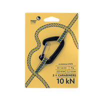 Ticket to the Moon Aluminium Karabijnhaken - AL-7075 - 10kN - 1000 kg - Set van 2 stuks