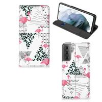 Samsung Galaxy S21 FE | Hoesje maken | Flamingo Triangle Samsung Galaxy S21 FE | Hoesje maken | Flamingo Triangle
