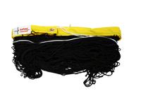 NET VOLLEYBALL BEACH 3 MM LINE PREMIUM WITH LATEX BAND YELLOW