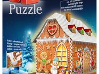 Ravensburger Puzzel 3D Gingerbread House Nacht (216) - thumbnail