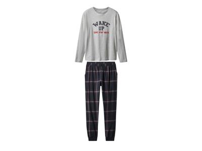 esmara Dames pyjama (Grijs/donkerblauw, XS (32/34))