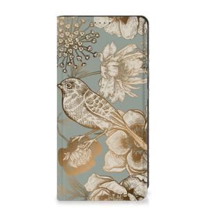 Smart Cover voor Samsung Galaxy Xcover 7 Vintage Bird Flowers