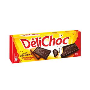 D&eacute;lichoc Puur - Knapperige biscuits met pure chocolade - 150g