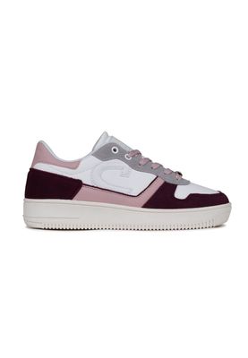 Cruyff Campo Low Lux CC223943-301 Wit / Bordeauxrood maat
