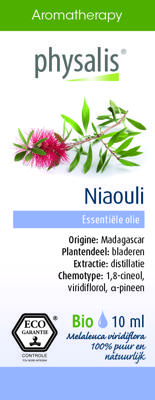Physalis Aromatherapy Essentiële Oliën Niaouli Olie 10ml