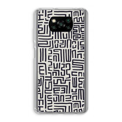Moroccan Print: Xiaomi Poco X3 NFC Transparant Hoesje