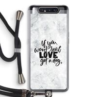 Partner in crime: Samsung Galaxy A80 Transparant Hoesje met koord
