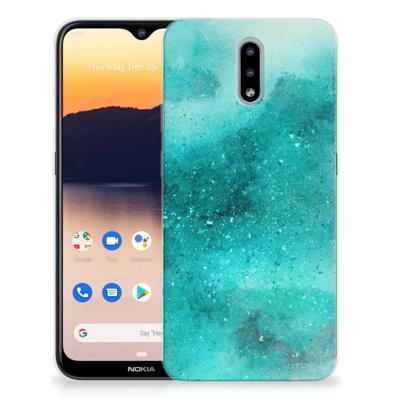 Smartphone hoesje Nokia 2.3 Painting Blue Smartphone hoesje Nokia 2.3 Painting Blue