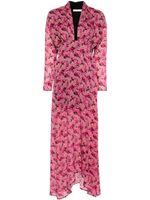 IRO robe longue Nollie à fleurs - Rose