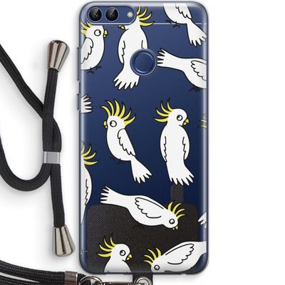 Papegaai: Huawei P Smart (2018) Transparant Hoesje met koord