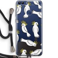Papegaai: Huawei P Smart (2018) Transparant Hoesje met koord