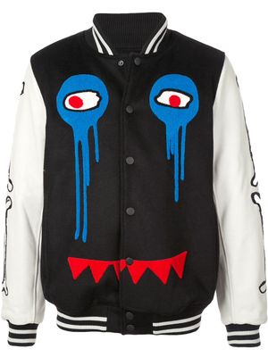 Haculla veste bomber à manches contrastantes - Noir