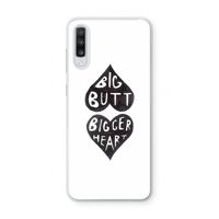Big butt bigger heart: Samsung Galaxy A70 Transparant Hoesje