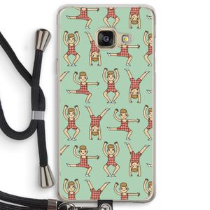 Gymboys: Samsung Galaxy A3 (2016) Transparant Hoesje met koord