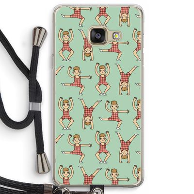 Gymboys: Samsung Galaxy A3 (2016) Transparant Hoesje met koord