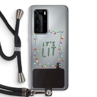 It's Lit: Huawei P40 Pro Transparant Hoesje met koord