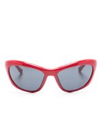 Chiara Ferragni lunettes de soleil à logo gravé - Rouge - thumbnail