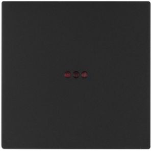 Opus 55 bedieningselement met rode lens antraciet