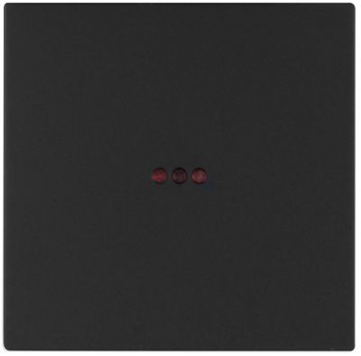 Opus 55 bedieningselement met rode lens antraciet