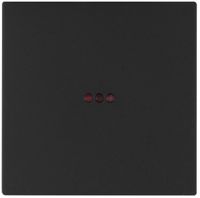 Opus 55 bedieningselement met rode lens antraciet