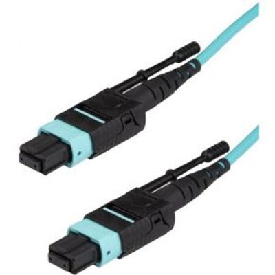 StarTech.com MPO12PL1M Glasvezel kabel 1 m OM3 MPO/MTP Aqua StarTech.com MPO12PL1M Glasvezel kabel 1 m OM3 MPO/MTP Aqua