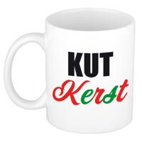 Kerst thema Koffiemok - Kutkerst - 300 ml - keramiek - kerstcadeau - kerstmis
