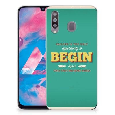 Samsung Galaxy M30 | Siliconen hoesje | met naam Quote Begin Samsung Galaxy M30 | Siliconen hoesje | met naam Quote Begin