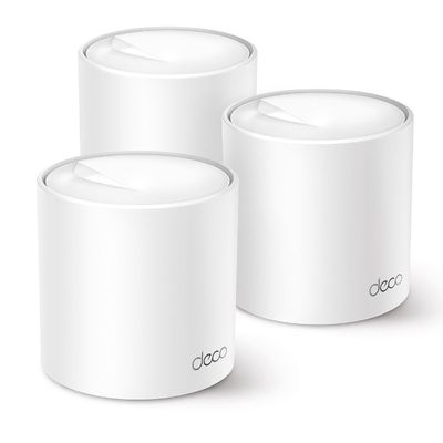 TP-LinkDeco X50 AX3000 Whole Home WiFi 6 Mesh Systeem (3-pack) Mesh router Wit