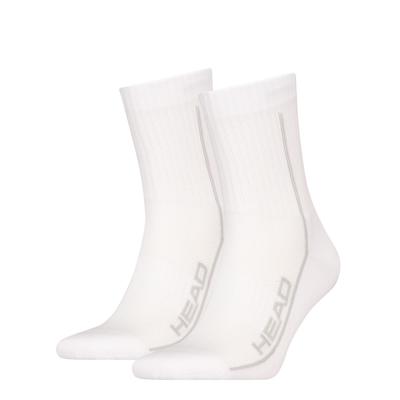 HEAD Short Crew Performance 2-pack Wit-43/46