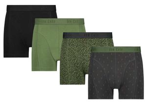 Ten Cate Boxershorts Basic groen print 4-pack