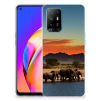 OPPO A94 5G | Reno5 Z | TPU Hoesje | Olifanten