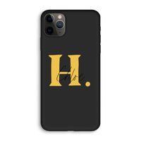 Amber Script: iPhone 11 Pro Biologisch afbreekbaar hoesje