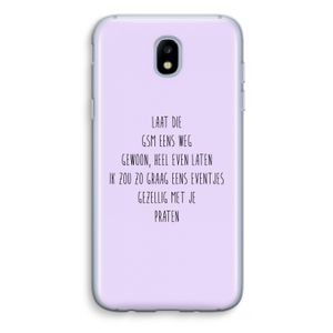 GSM: Samsung Galaxy J5 (2017) Transparant Hoesje