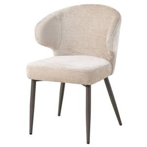 PTMD Ares Cream dining chair aphrodite 3 beige clay leg