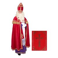 Compleet Sinterklaas kostuum inclusief boek  One size  - - thumbnail