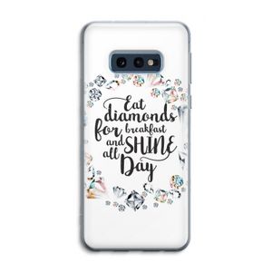 Diamonds: Samsung Galaxy S10e Transparant Hoesje