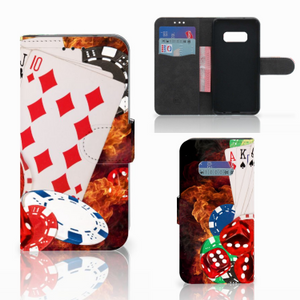 Samsung Galaxy S10e Wallet Case met Pasjes Casino