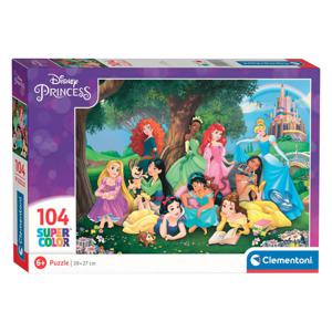 Clementoni Supercolor Disney Princess Legpuzzel 104 stuk(s) Stripfiguren